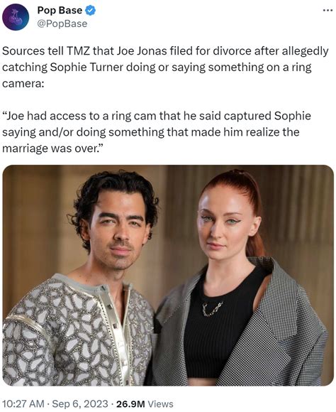 Joe Jonas Filed for Divorce After Allegedly Catching。